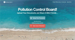 Desktop Screenshot of pollutioncontrolboard.org